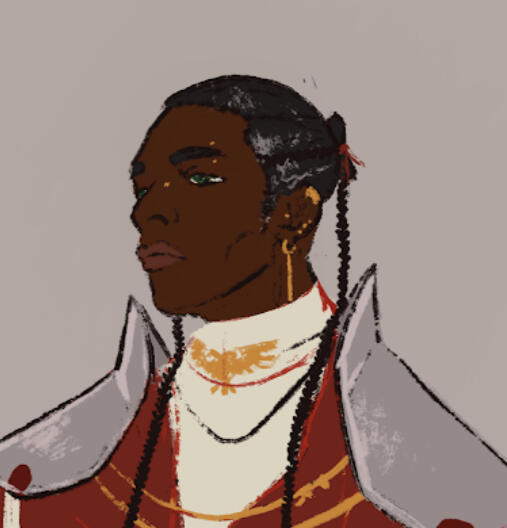 Quintos, Administratum adept turned poison-based assassin. A clever good man and good dad.